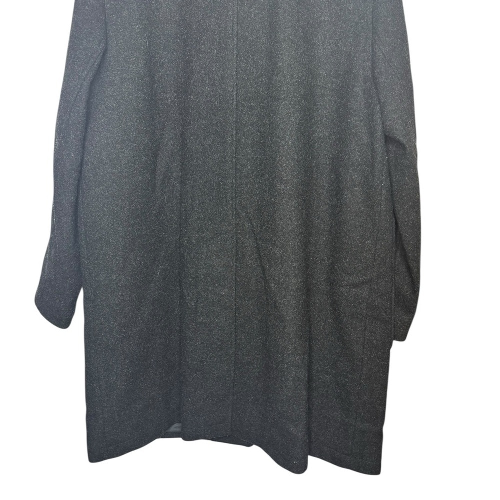 Harve Benard Wool Gray coat twist / turn lock Size 16 - Picture 5 of 8